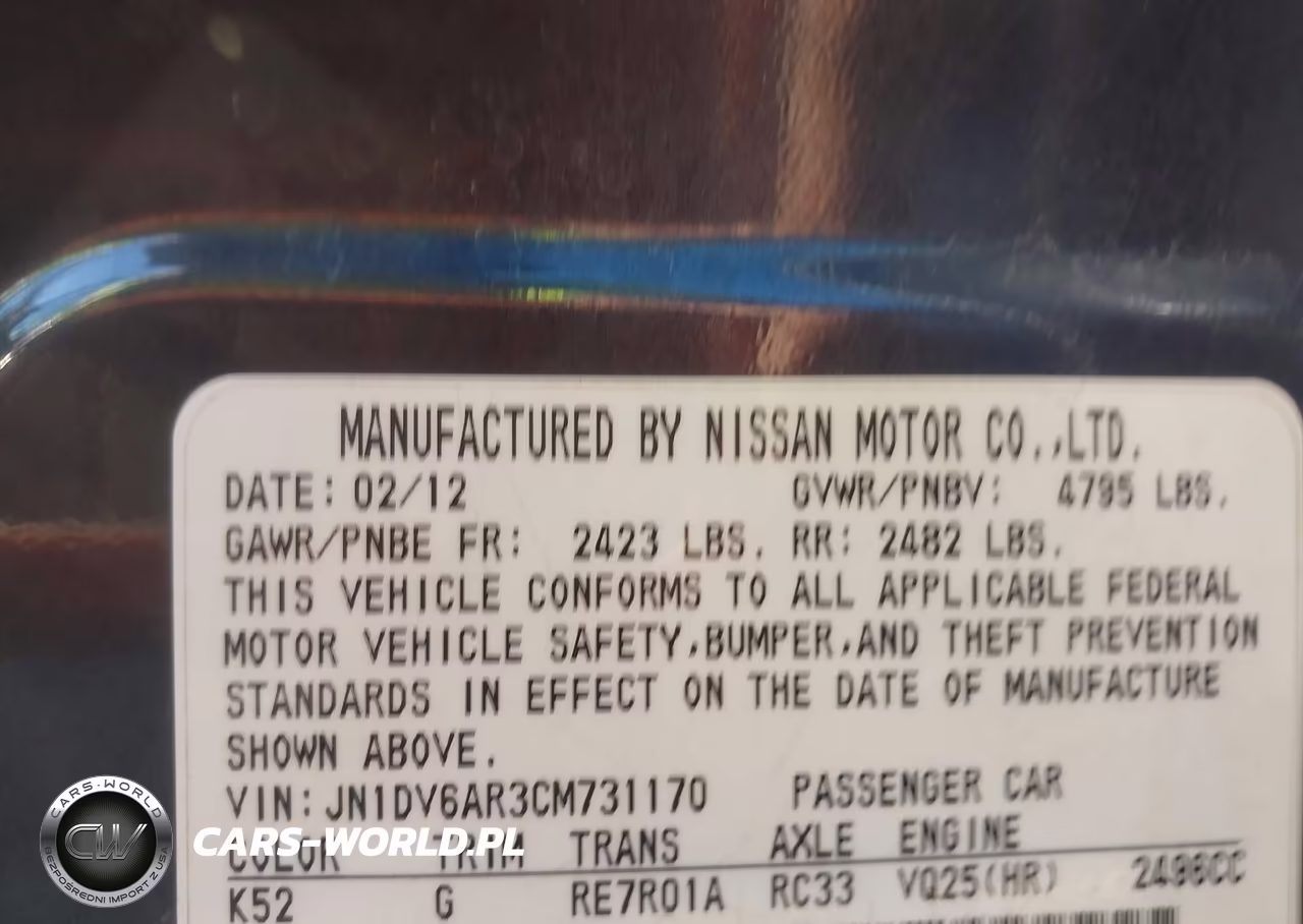 2012 Infiniti G25X VIN:JN1DV6AR3CM731170 - 9