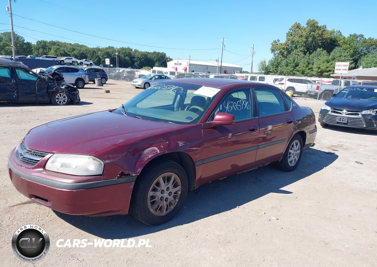 2001 Chevrolet Impala VIN:2G1WF55E019279573 - 2