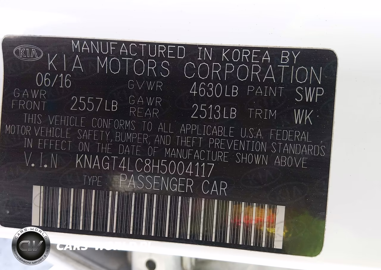 2017 Kia Optima Hybrid VIN:KNAGT4LC8H5004117 - 9