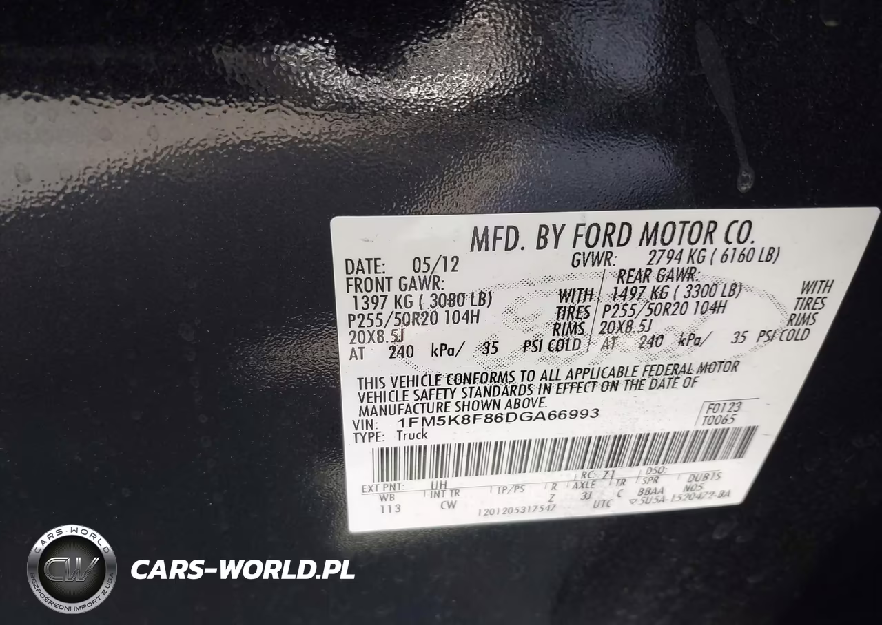 2013 Ford Explorer Limited VIN:1FM5K8F86DGA66993 - 9