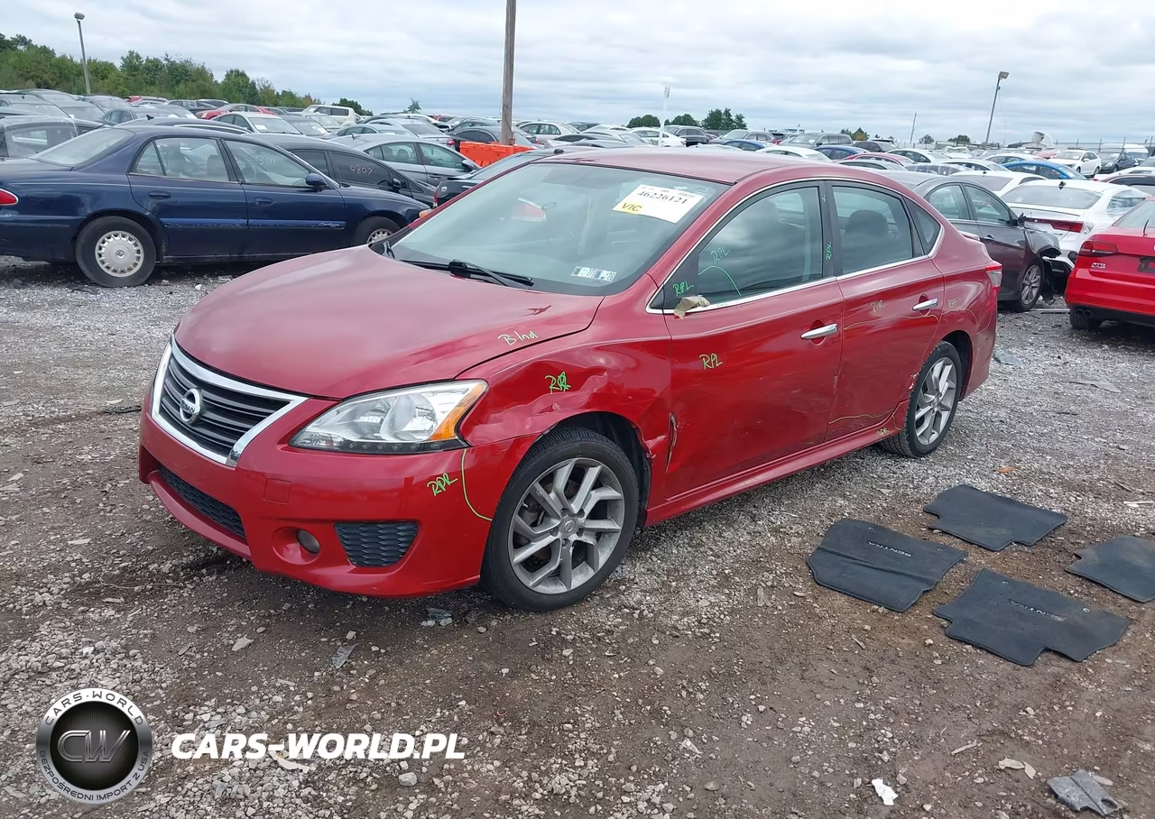 2013 Nissan Sentra Sr VIN:3N1AB7AP1DL752854 - 2