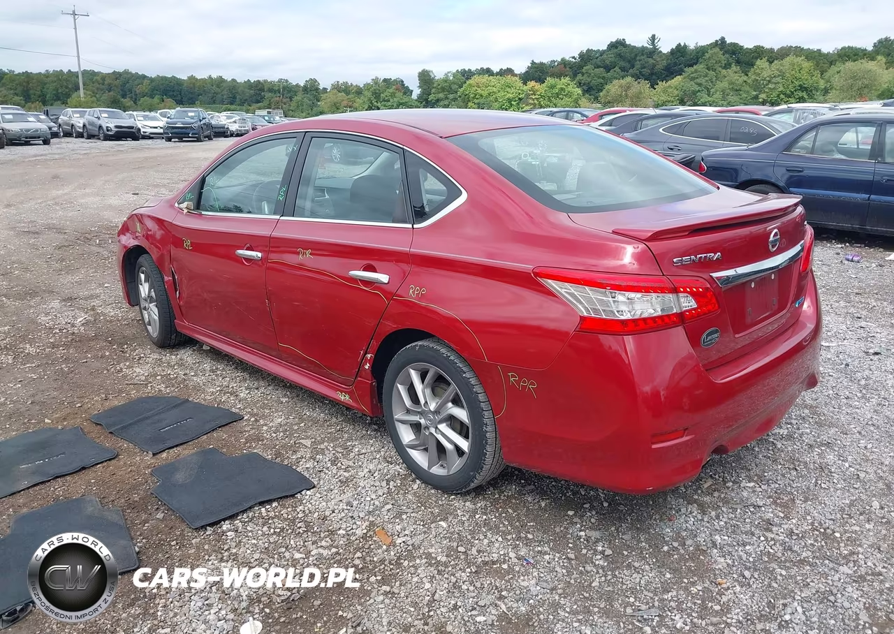 2013 Nissan Sentra Sr VIN:3N1AB7AP1DL752854 - 3