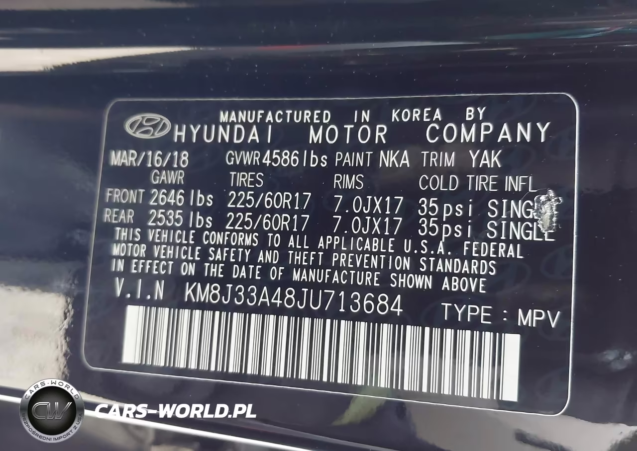 2018 Hyundai Tucson Sel Plus VIN:KM8J33A48JU713684 - 9
