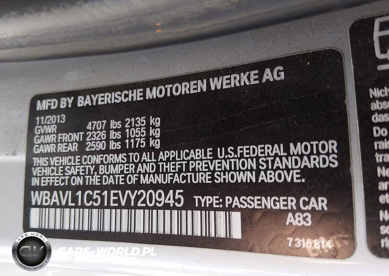 2014 BMW X1 xDrive28I VIN:WBAVL1C51EVY20945 - 9