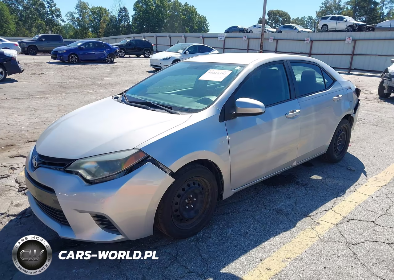 2016 Toyota Corolla Le VIN:2T1BURHE1GC540586 - 2