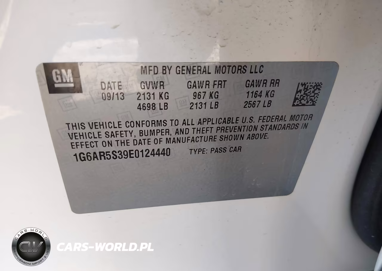 2014 Cadillac Cts Luxury VIN:1G6AR5S39E0124440 - 9