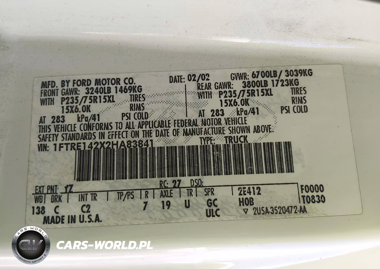 2002 Ford E-150 Commercial-Recreational VIN:1FTRE142X2HA83841 - 9