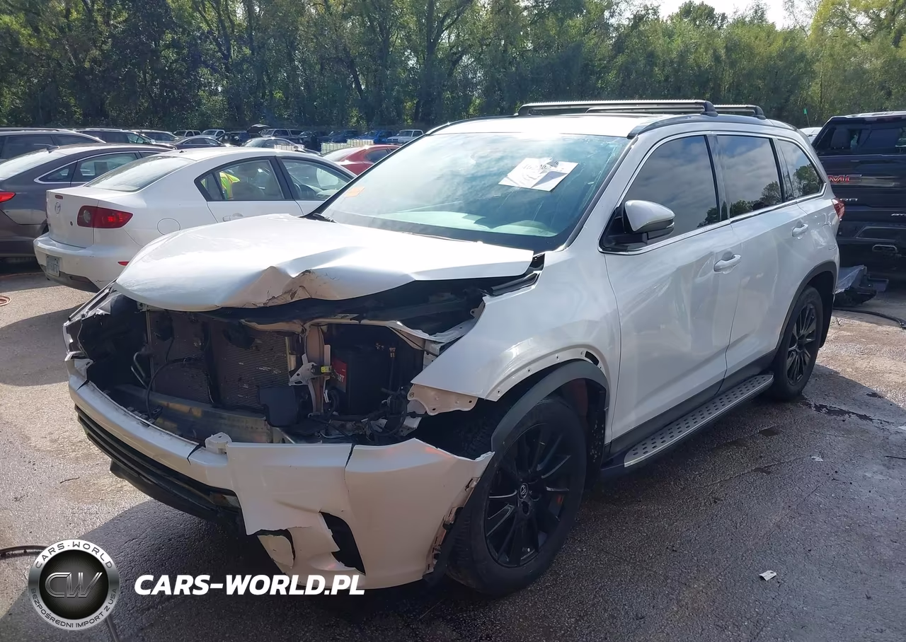 2019 Toyota Highlander Se VIN:5TDKZRFH1KS351385 - 2