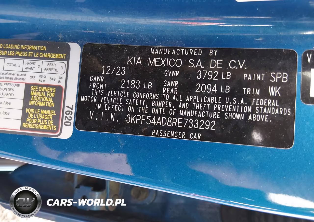 2024 Kia Forte Gt-Line VIN:3KPF54AD8RE733292 - 9