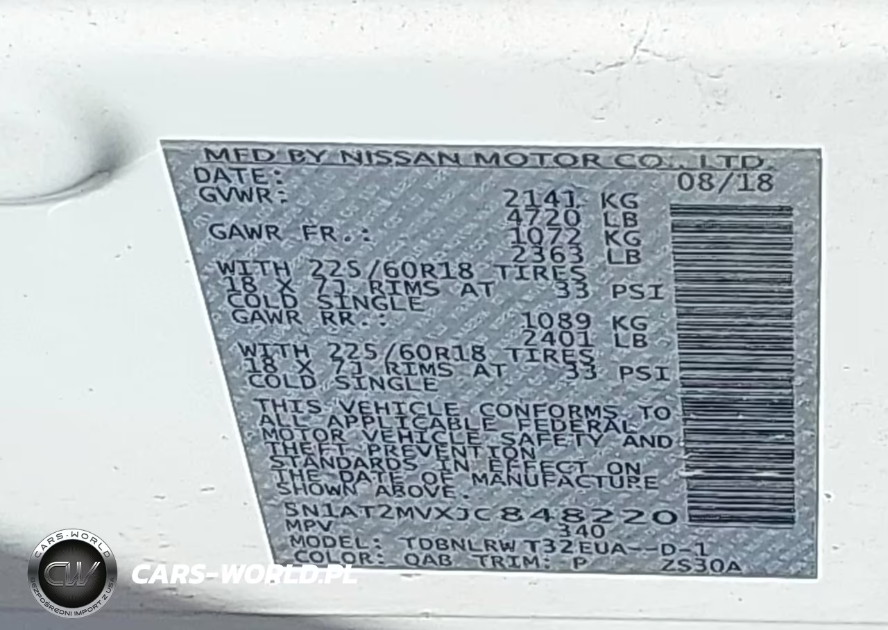 2018 Nissan Rogue Sl VIN:5N1AT2MVXJC848220 - 9