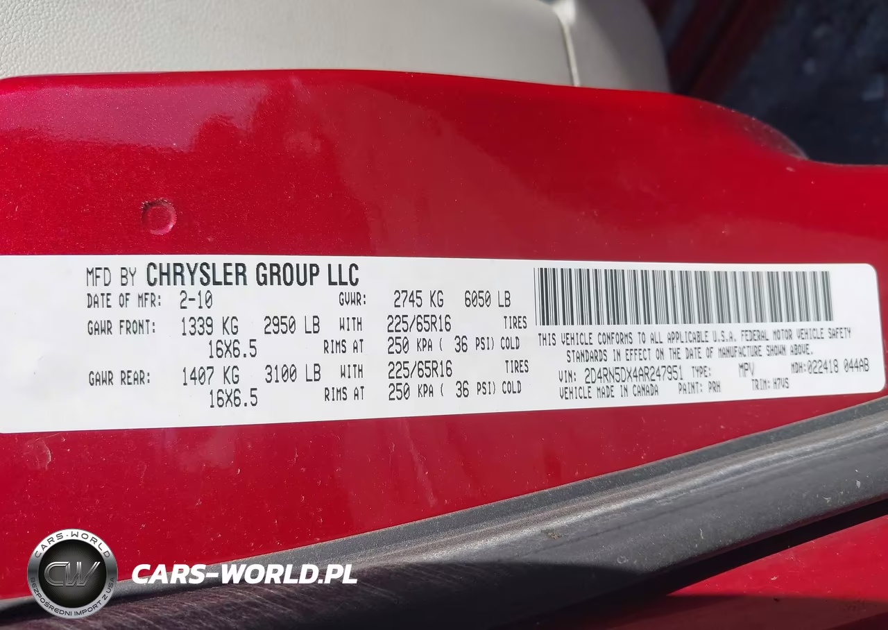2010 Dodge Grand Caravan Sxt VIN:2D4RN5DX4AR247951 - 9