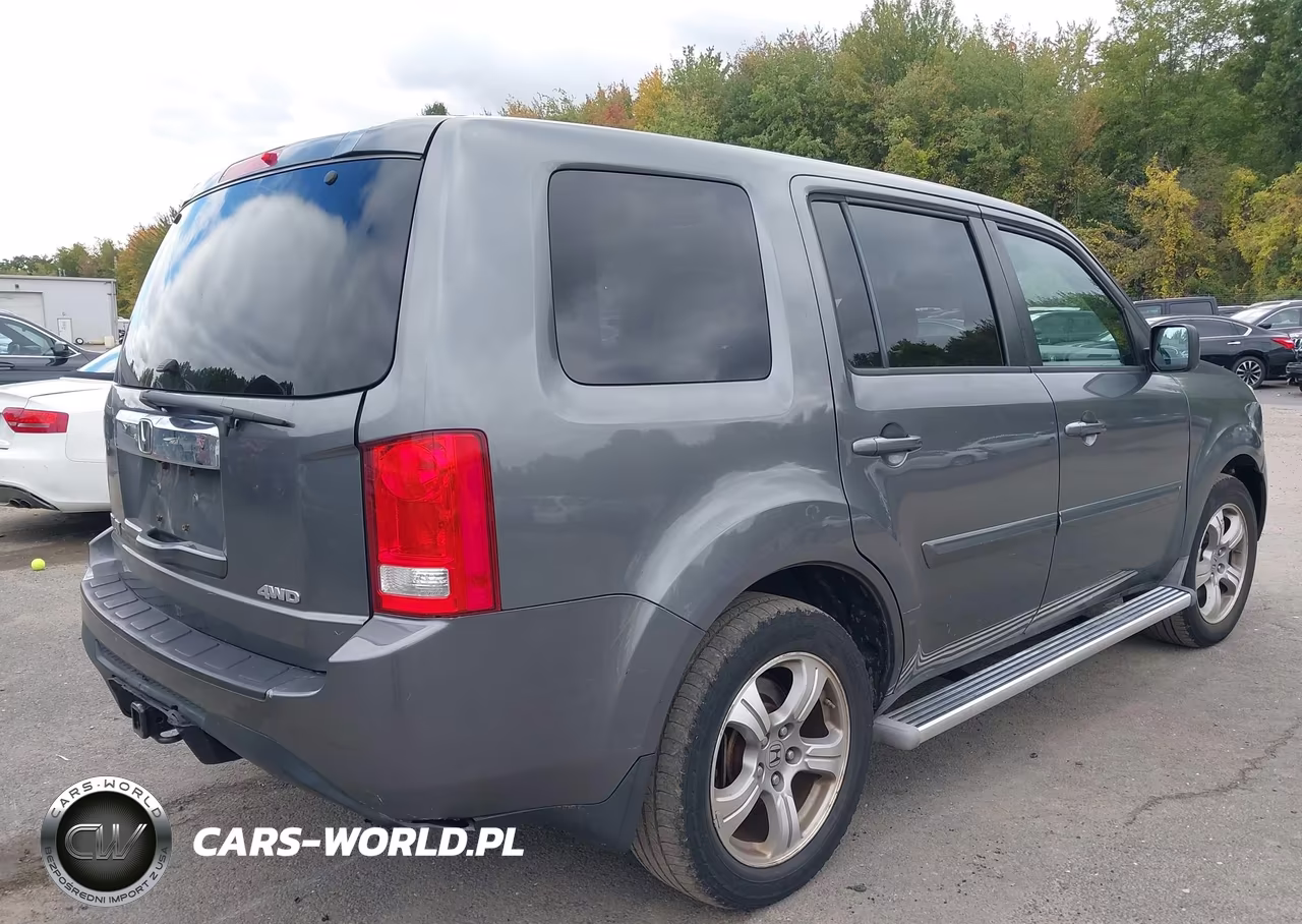 2012 Honda Pilot Ex-L VIN:5FNYF4H77CB044822 - 4