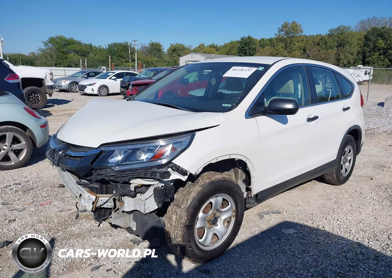 2016 Honda Cr-V Lx VIN:5J6RM4H37GL019651 - 2