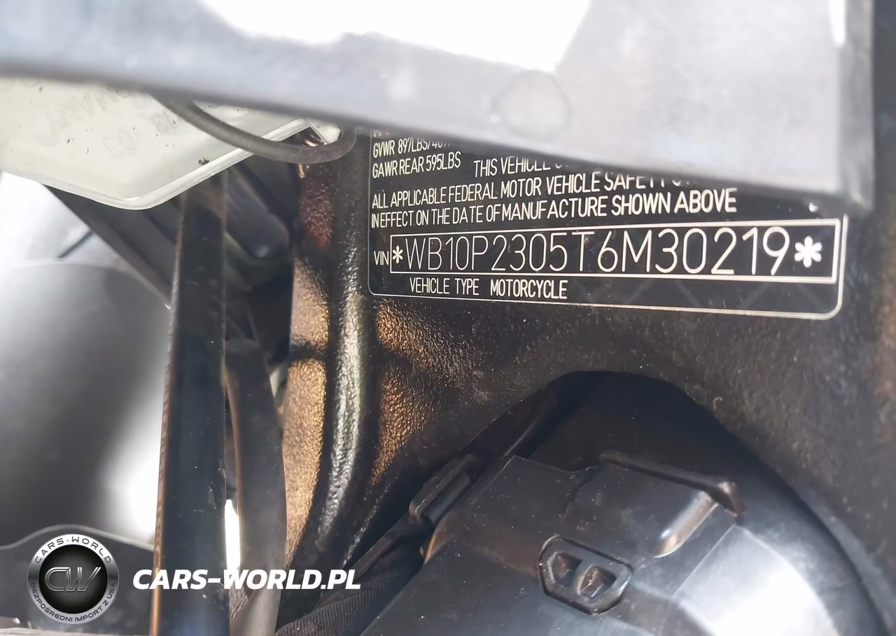 2026 BMW S 1000 Rr VIN:WB10P2305T6M30219 - 10