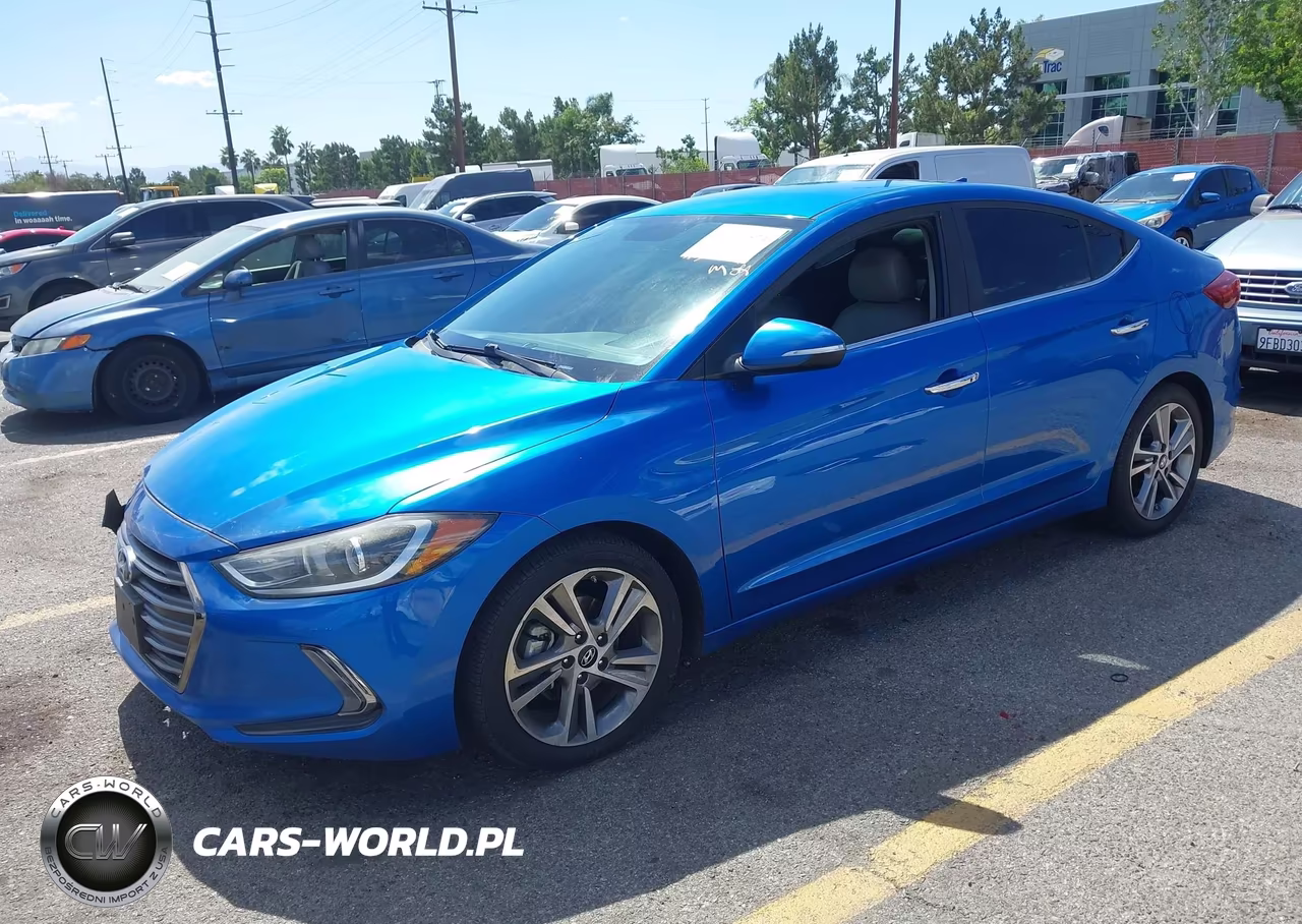 2017 Hyundai Elantra Limited VIN:5NPD84LF6HH124435 - 2