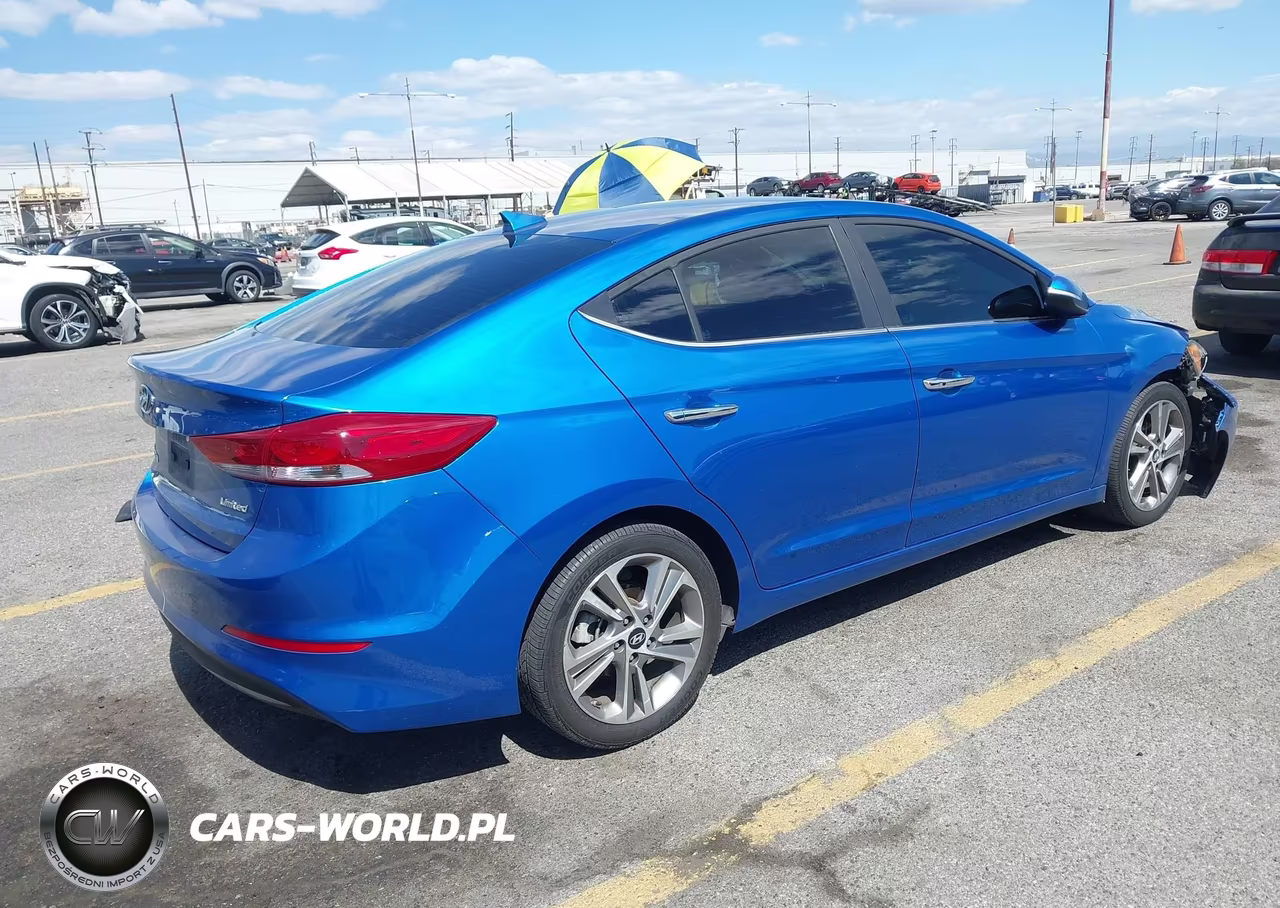 2017 Hyundai Elantra Limited VIN:5NPD84LF6HH124435 - 4