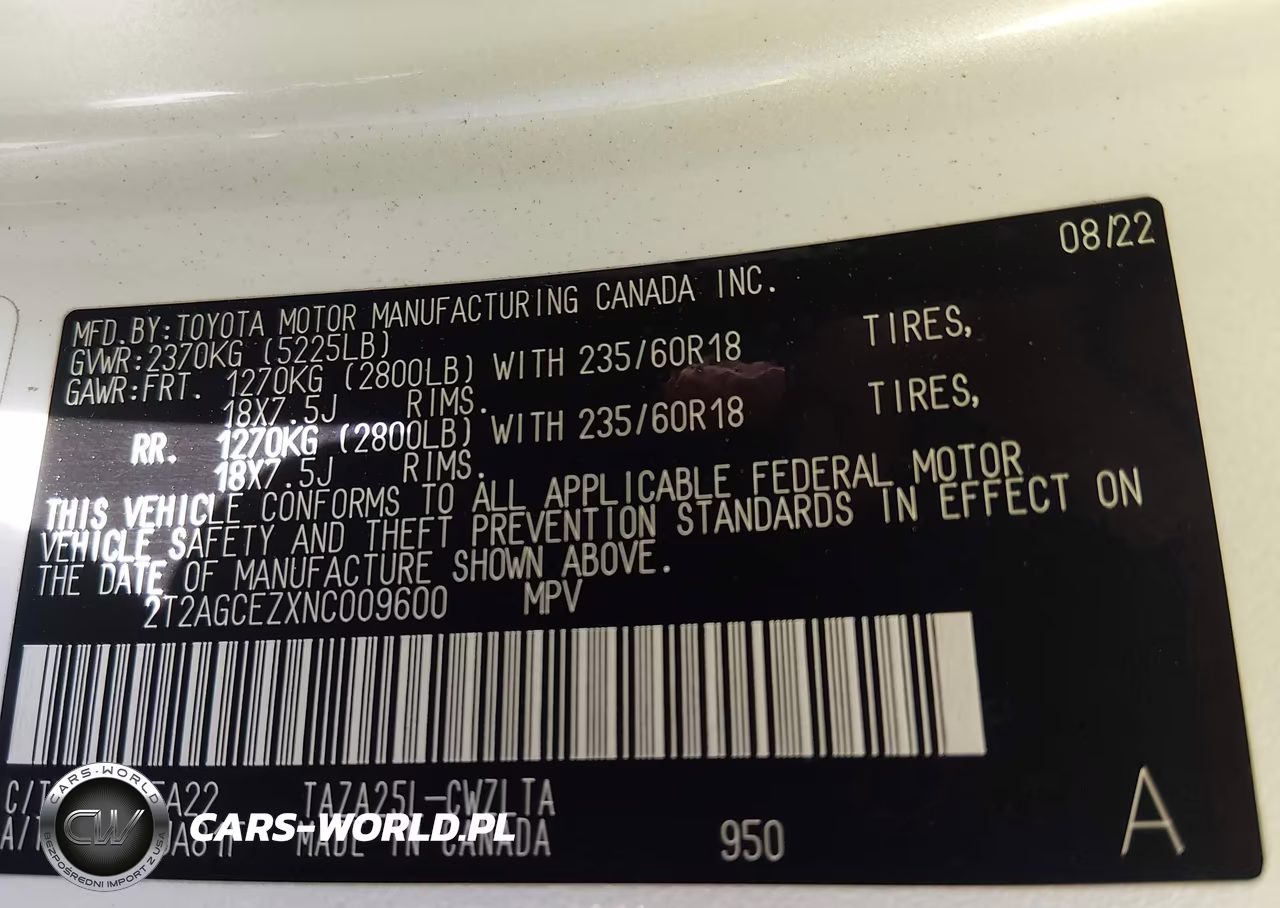 2022 Lexus Nx 350 VIN:2T2AGCEZXNC009600 - 9