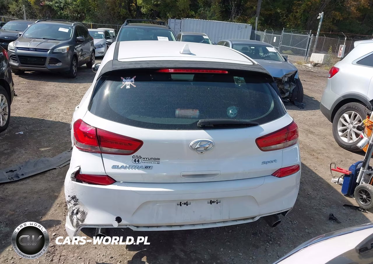 2018 Hyundai Elantra Gt Sport VIN:KMHH55LC3JU077863 - 16