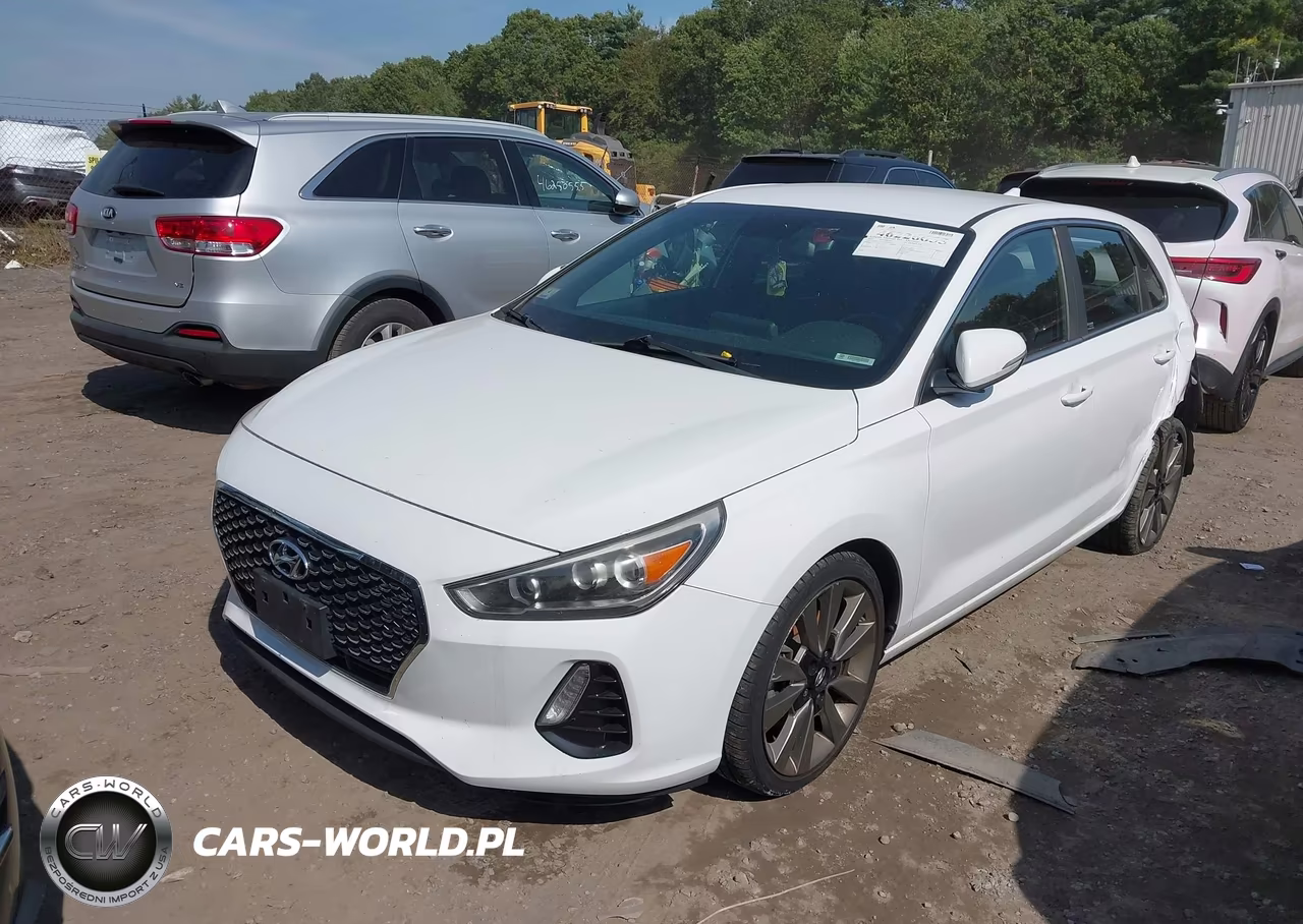 2018 Hyundai Elantra Gt Sport VIN:KMHH55LC3JU077863 - 2