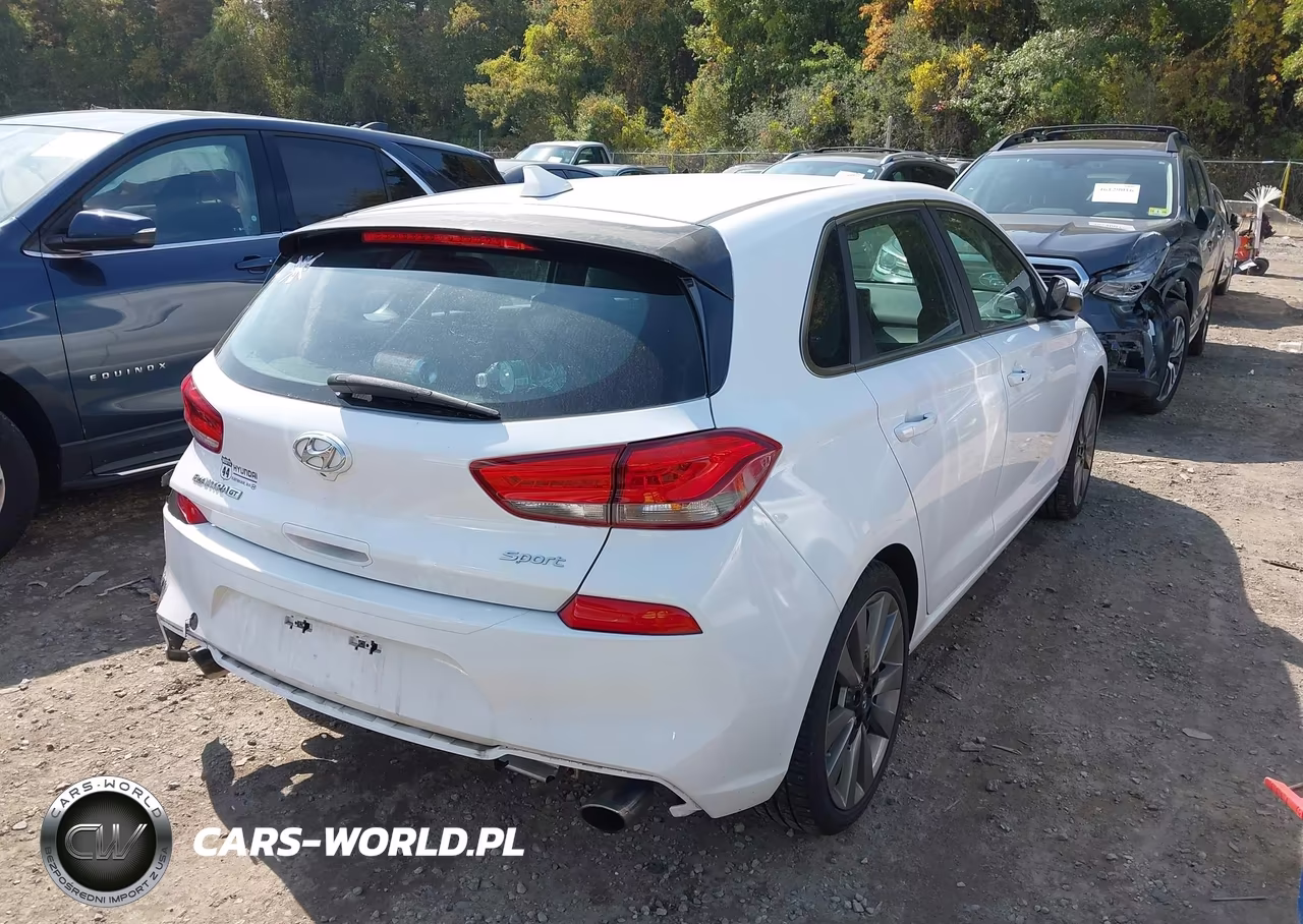 2018 Hyundai Elantra Gt Sport VIN:KMHH55LC3JU077863 - 4