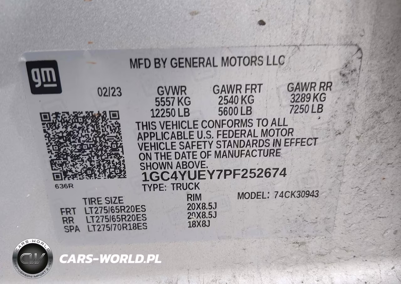 2023 Chevrolet Silverado 3500Hd 4Wd Long Bed Ltz VIN:1GC4YUEY7PF252674 - 9