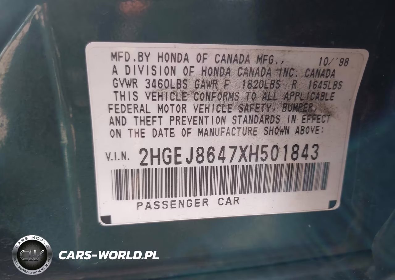 1999 Honda Civic Ex VIN:2HGEJ8647XH501843 - 9