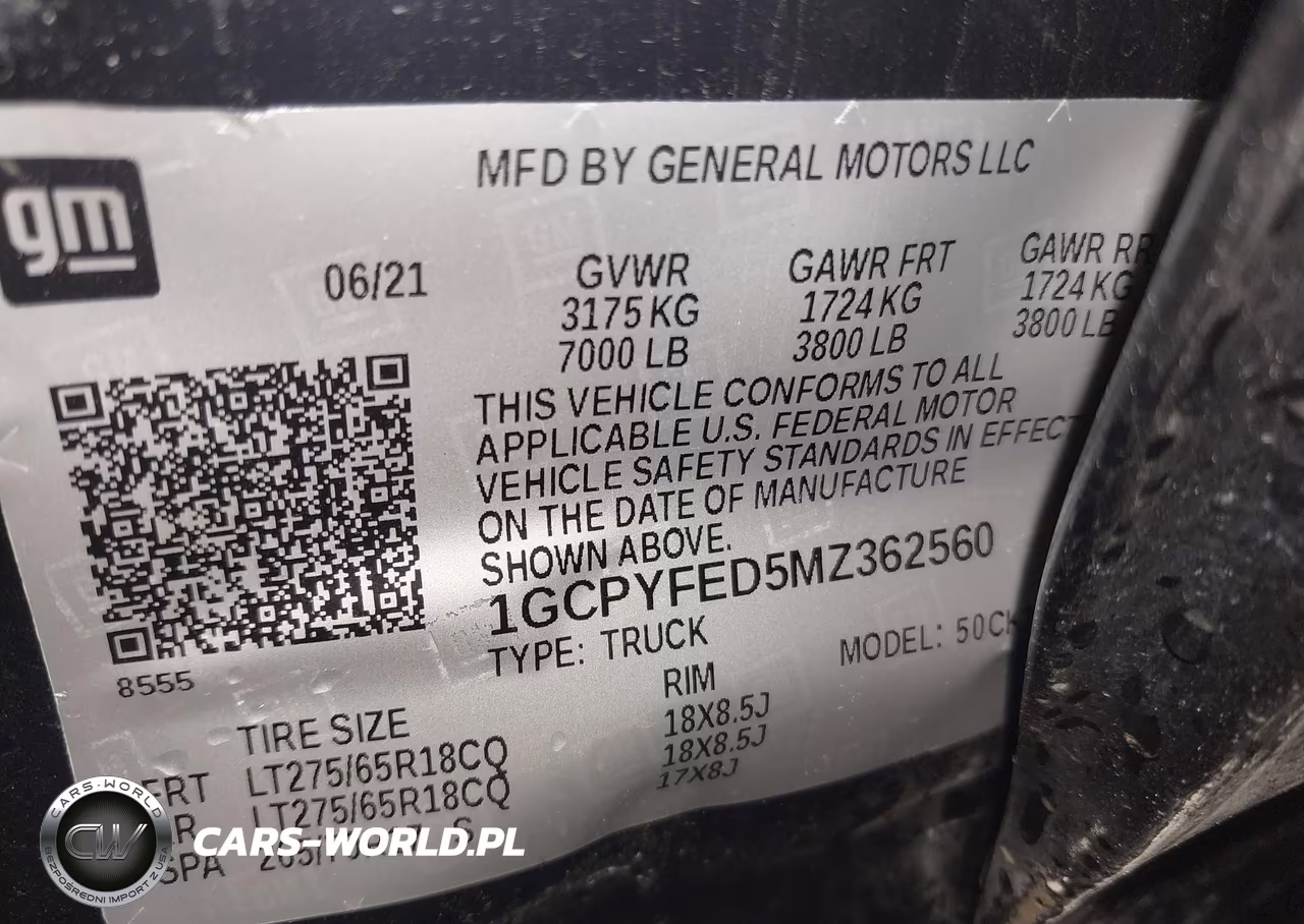 2021 Chevrolet Silverado 1500 4Wd Short Bed Lt Trail Boss VIN:1GCPYFED5MZ362560 - 9