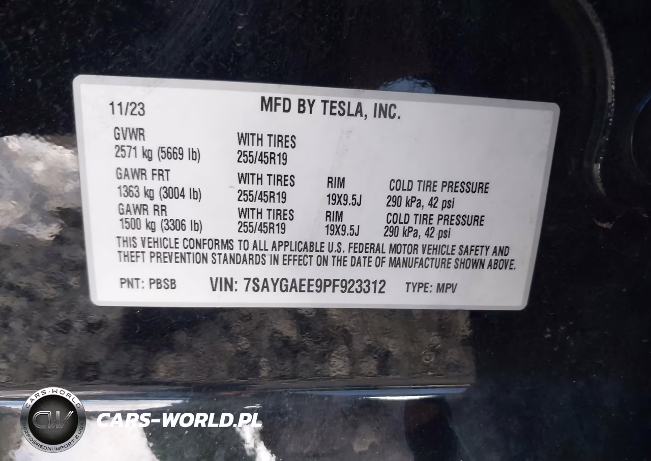 2023 Tesla Model Y Awd-Long Range Dual Motor All-Wheel Drive VIN:7SAYGAEE9PF923312 - 9