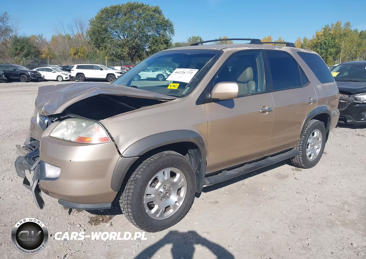 2001 Acura Mdx VIN:2HNYD18291H510308 - 2