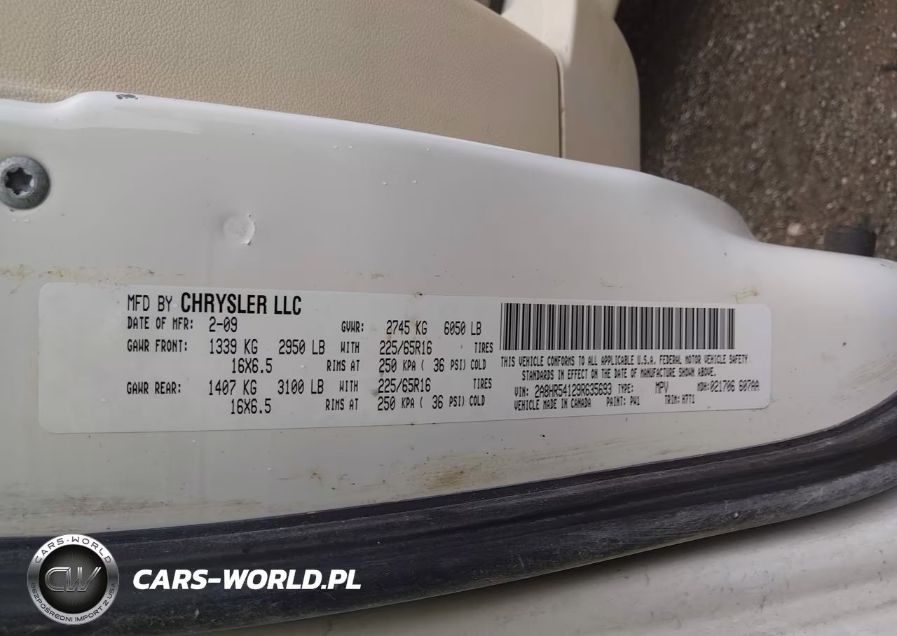2009 Chrysler Town & Country Touring VIN:2A8HR54129R635693 - 9