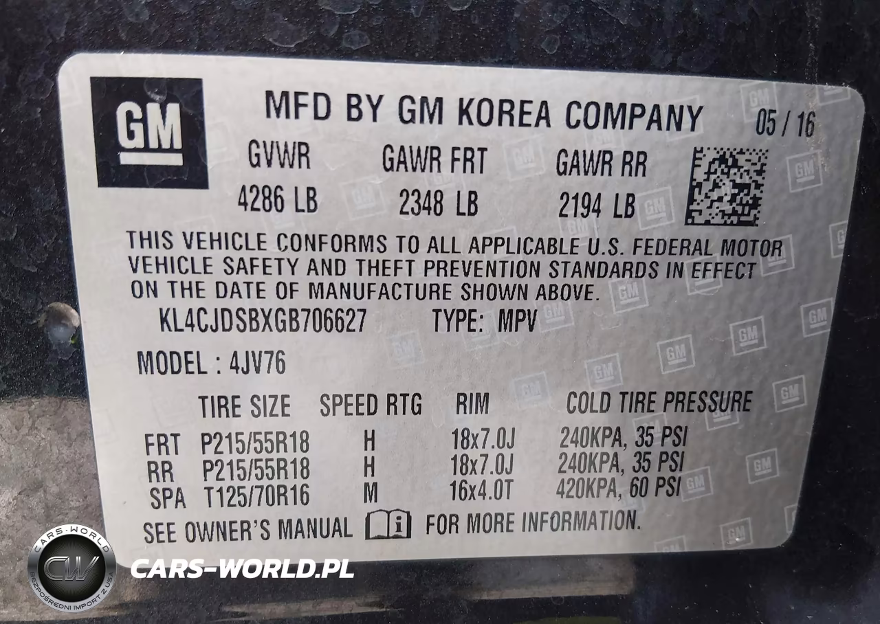 2016 Buick Encore Premium VIN:KL4CJDSBXGB706627 - 9