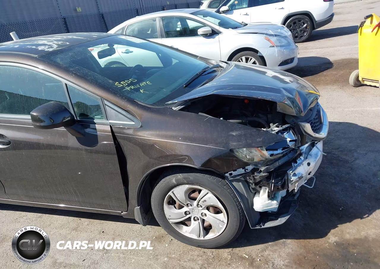 2013 Honda Civic Lx VIN:2HGFB2F5XDH588186 - 15