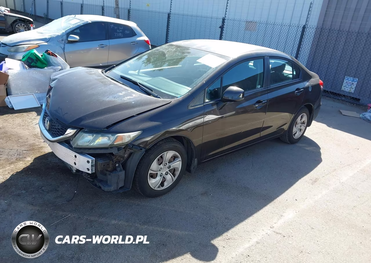 2013 Honda Civic Lx VIN:2HGFB2F5XDH588186 - 2