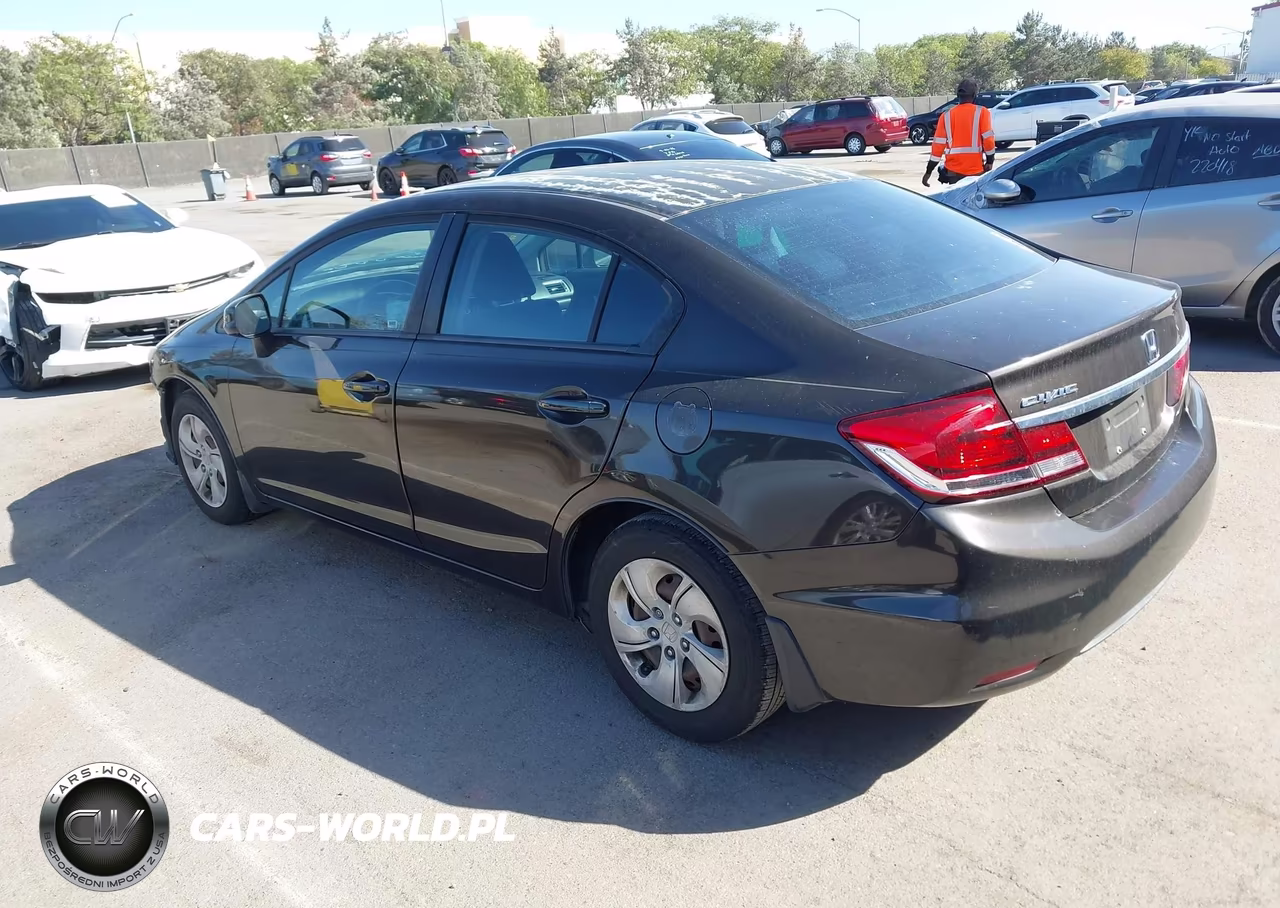 2013 Honda Civic Lx VIN:2HGFB2F5XDH588186 - 3