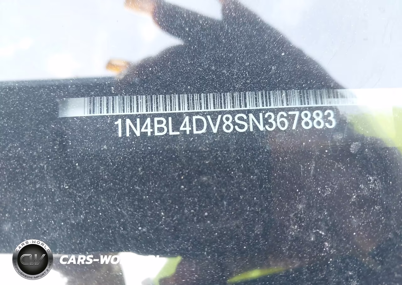 2025 Nissan Altima Sv Fwd VIN:1N4BL4DV8SN367883 - 9