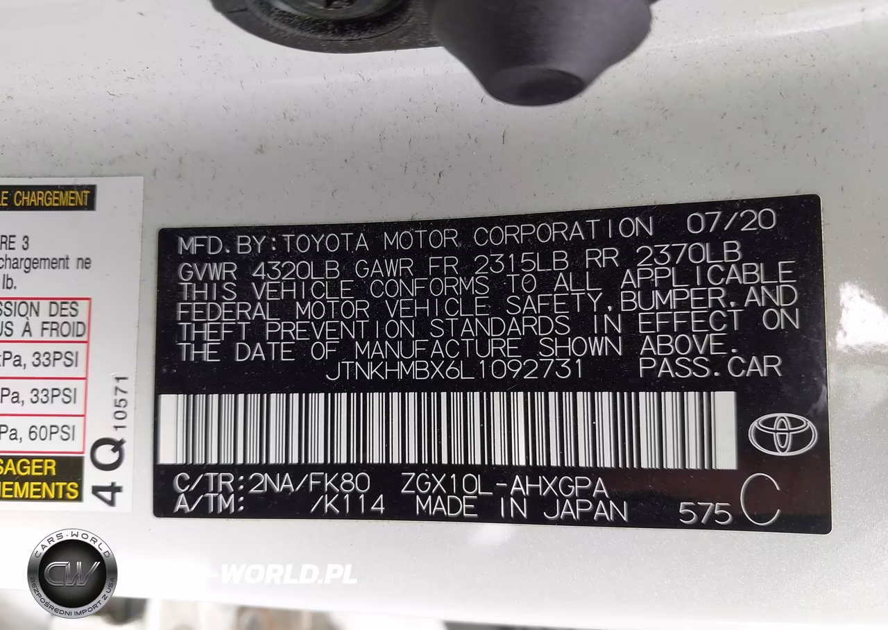 2020 Toyota C-Hr Xle VIN:JTNKHMBX6L1092731 - 9