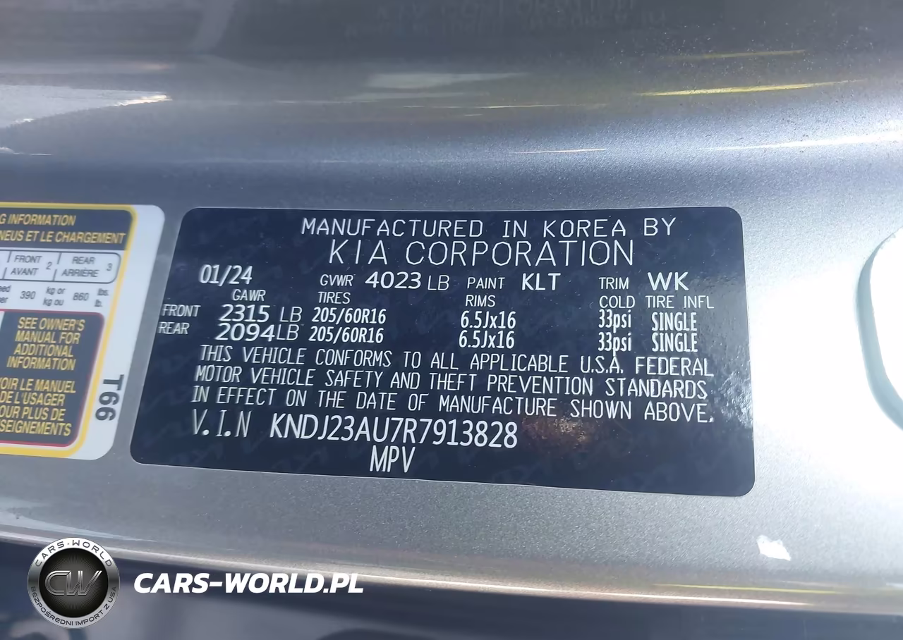 2024 Kia Soul Lx VIN:KNDJ23AU7R7913828 - 9