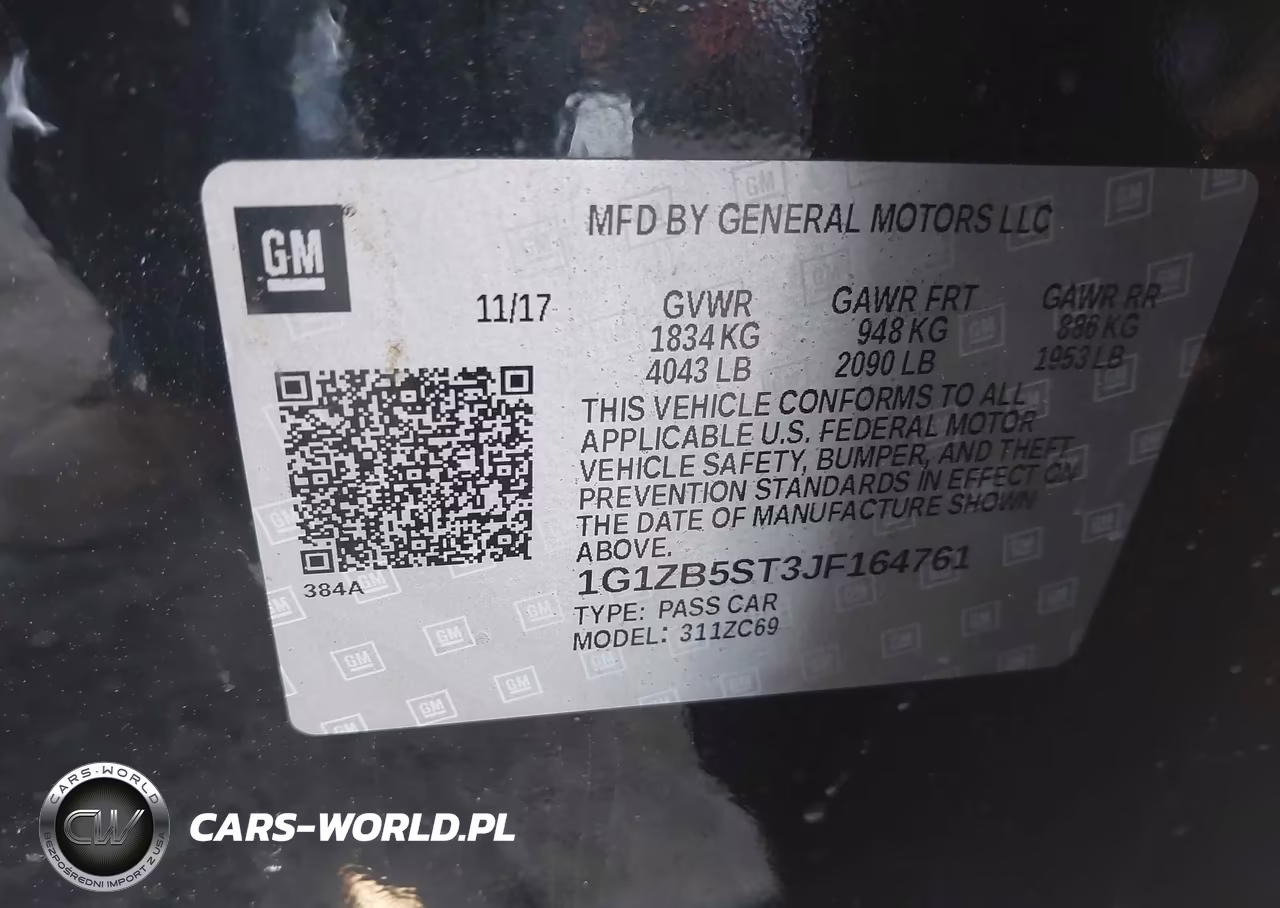 2018 Chevrolet Malibu 1Ls VIN:1G1ZB5ST3JF164761 - 9