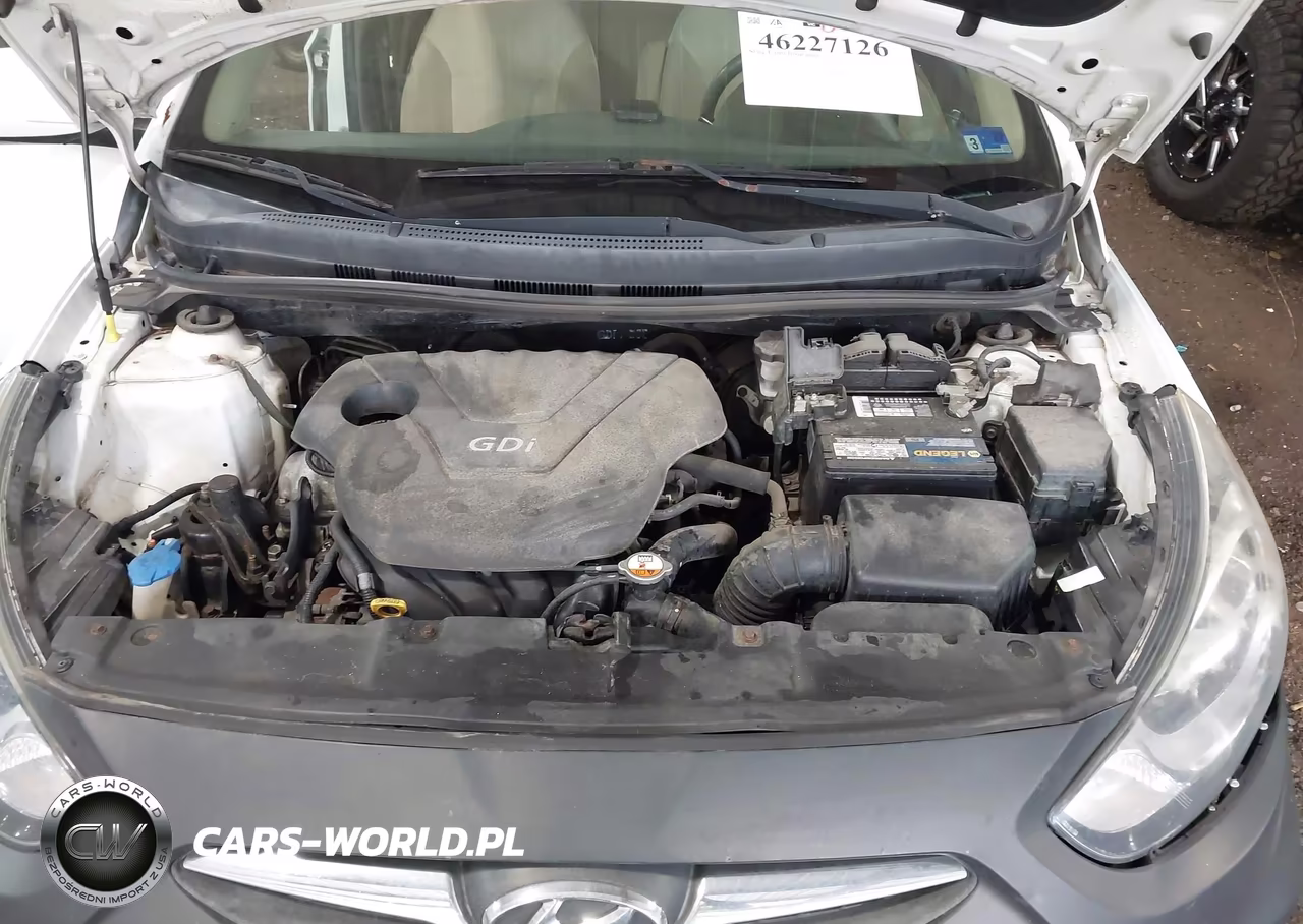 2013 Hyundai Accent Gls VIN:KMHCT4AE3DU506096 - 10