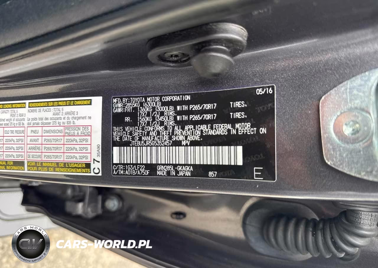 2016 Toyota 4Runner Trd Pro VIN:JTEBU5JR5G5352457 - 9
