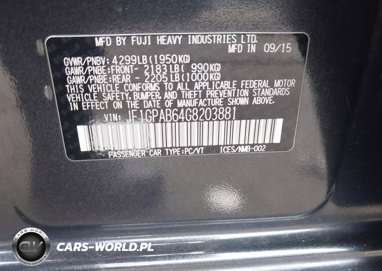 2016 Subaru Impreza 2.0I Premium VIN:JF1GPAB64G8203881 - 9
