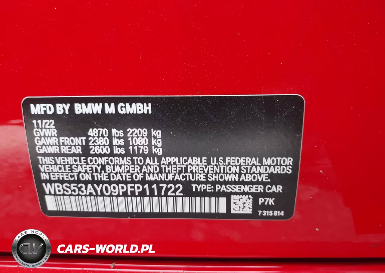 2023 BMW M3 VIN:WBS53AY09PFP11722 - 9