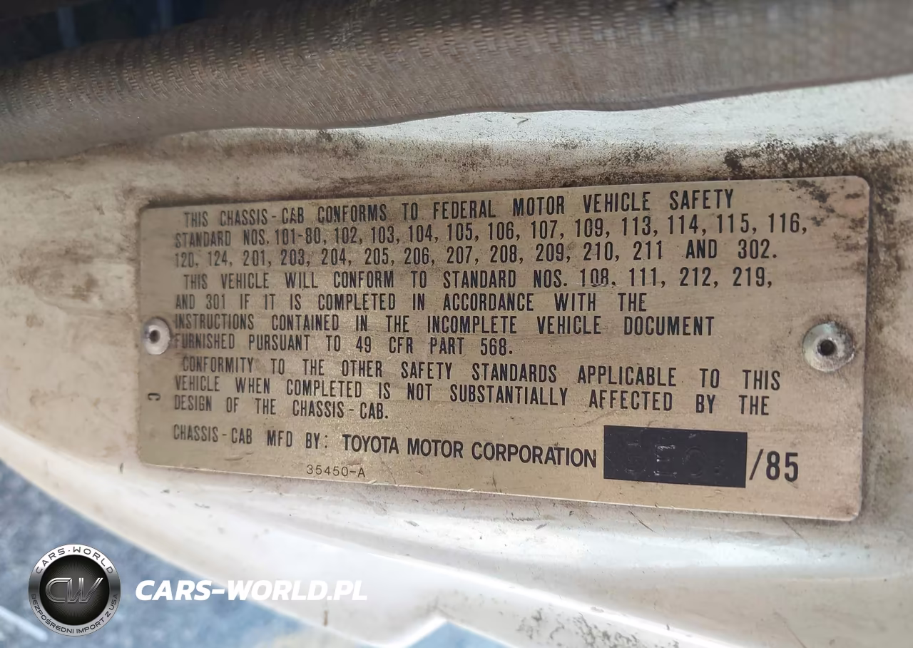 1986 Toyota Pickup Cab Chassis Rn55 VIN:JT5RN55R0G7003779 - 9