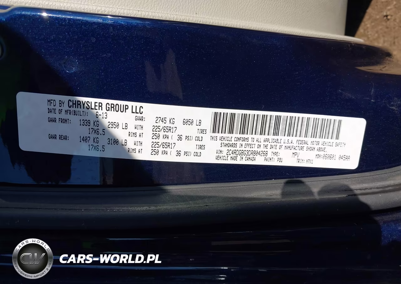 2013 Dodge Grand Caravan American Value Pkg VIN:2C4RDGBG3DR804268 - 9