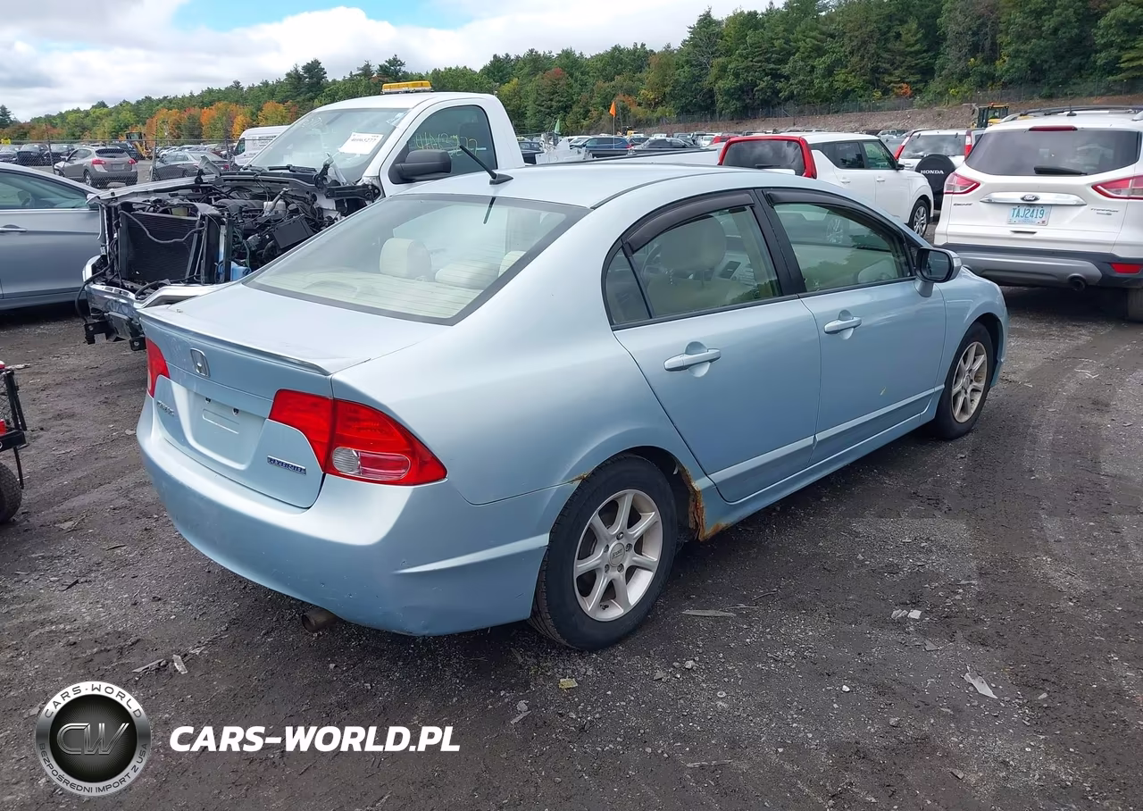 2008 Honda Civic Hybrid VIN:JHMFA36238S014605 - 4