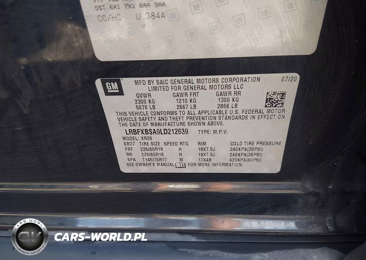2020 Buick Envision Fwd Preferred VIN:LRBFXBSA9LD212639 - 9