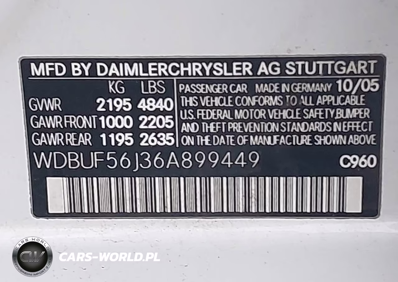 2006 Mercedes-Benz E 350 VIN:WDBUF56J36A899449 - 9