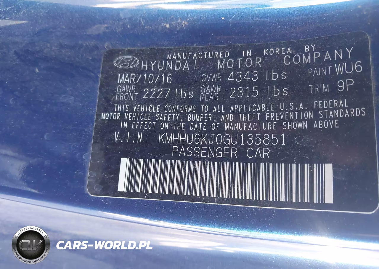 2016 Hyundai Genesis 3.8 R-Spec VIN:KMHHU6KJ0GU135851 - 9