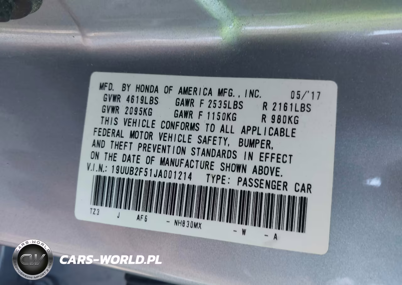 2018 Acura Tlx Tech Pkg VIN:19UUB2F51JA001214 - 9