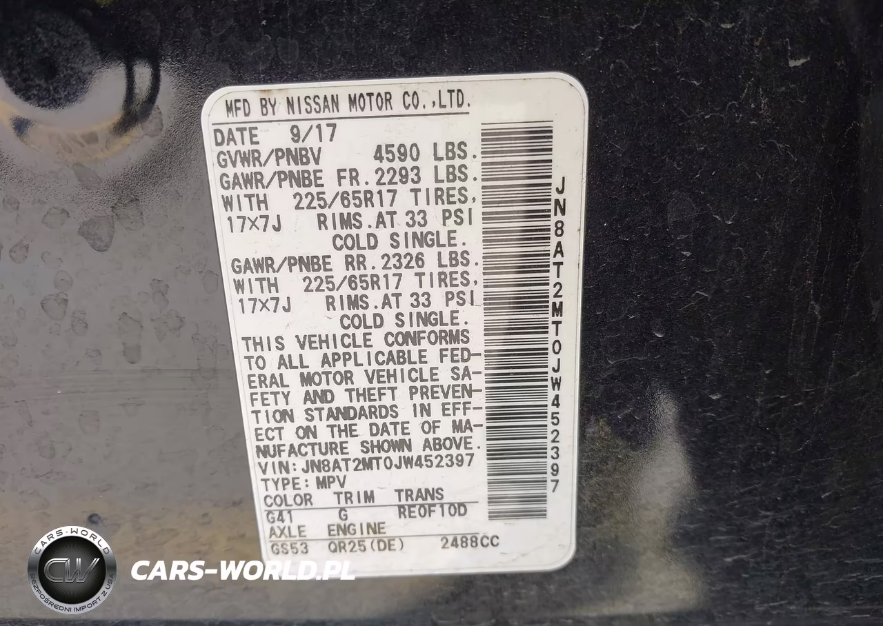 2018 Nissan Rogue S VIN:JN8AT2MT0JW452397 - 9